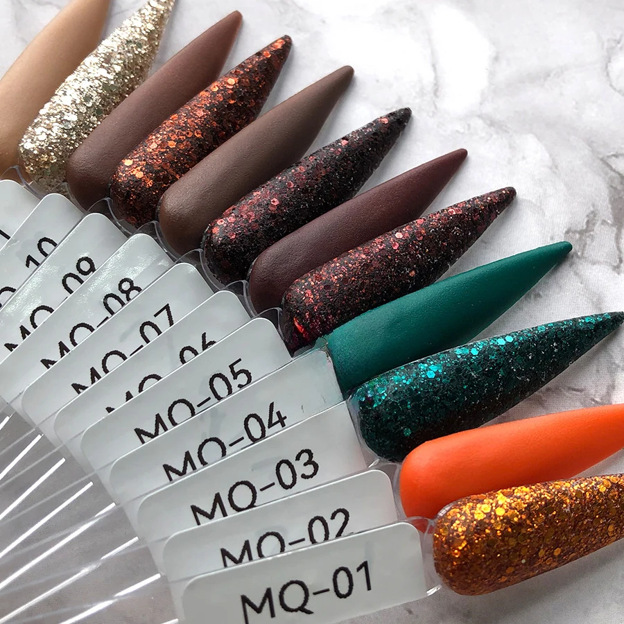 Fast Dry Ema Liquid Nail Supplies Salon Wholesale 3 In 1 KG Dipping Powder Set Sequins Glitter Mirror Clear Cover Acrylic Powder