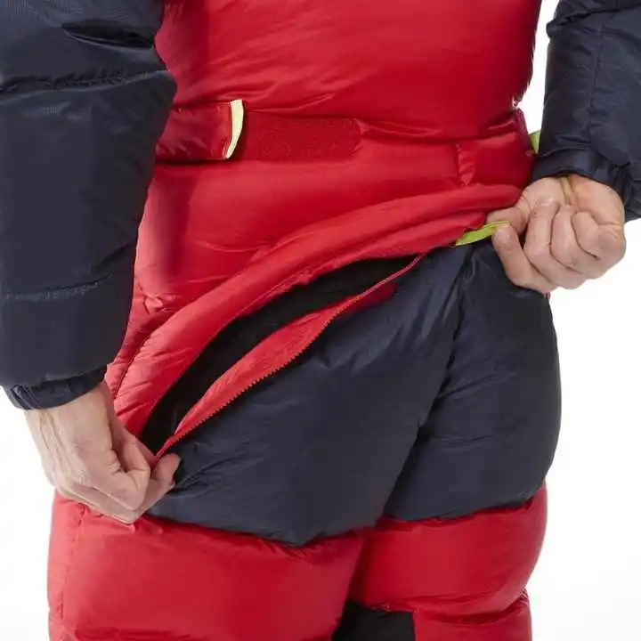Warm filling thick ski snow suit ski suit men one piece jumpsuit with hood fashion men jacket