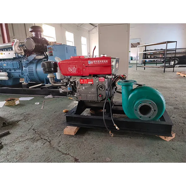 Diesel Engine Pump 4inch Sand River Suction Gravel Pump With Motor