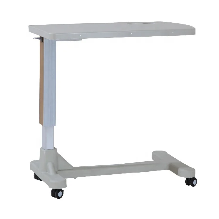 Factory wholesale price ward bed dining table ABS durable solid board mobile dining table