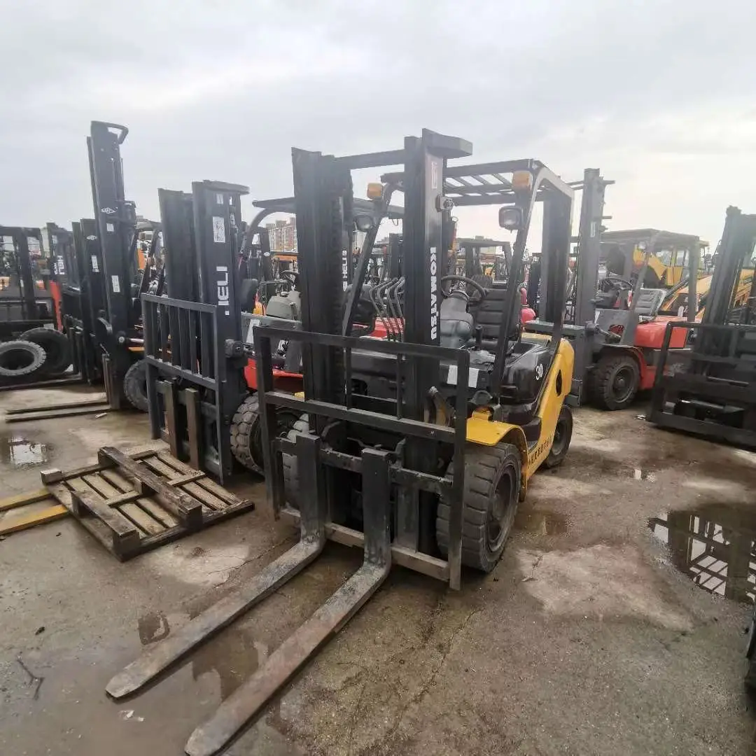 3 tons forklift  FD30-16 3t lifter with container masts and sideshift cheap price hot sale second hand