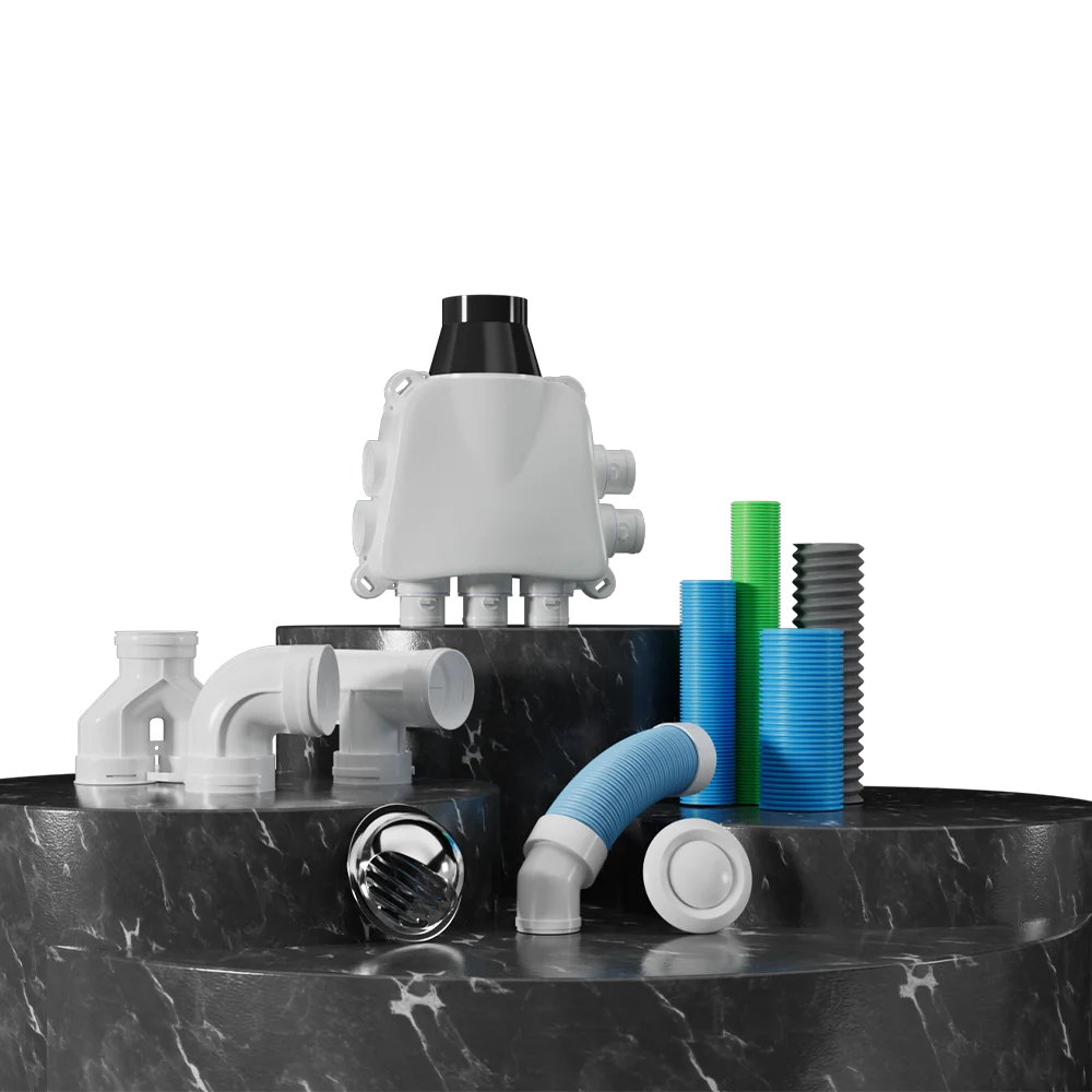 All Type White round Air Outlet Diffuser 75 110 Diameter for Ventilation HVAC Systems Part