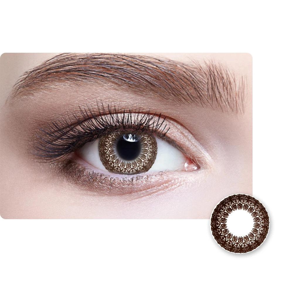 Soft natural color contact lenses cosmetics wholesale diameter 14.5mm cheap color contact lenses