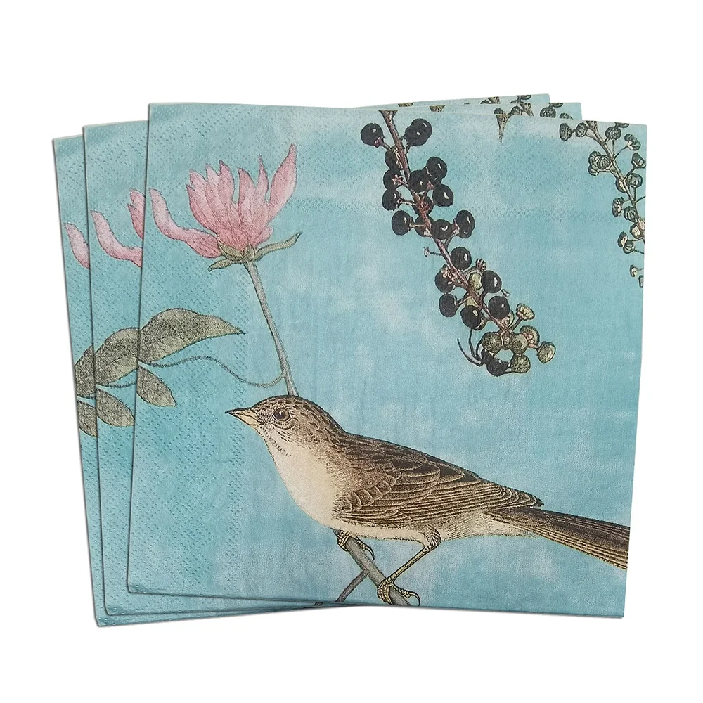 High Quality Cheap Custom Printed Disposable Paper Napkins