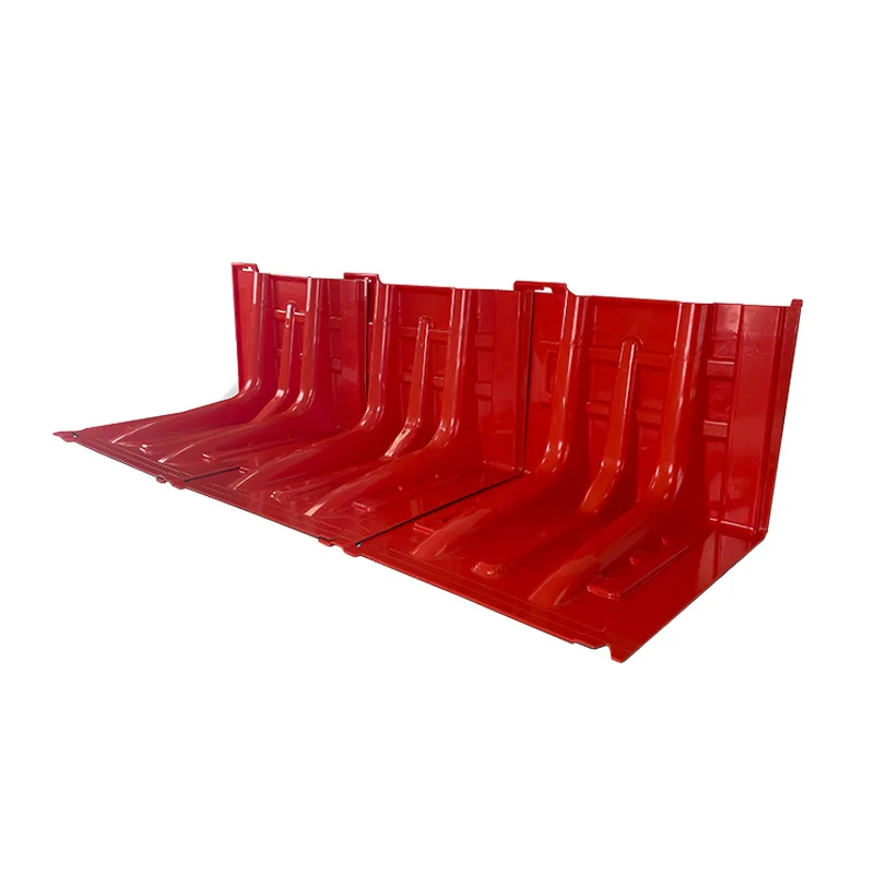 L Shape 90 Degree Outward and Inward Water Diversion Barrier ABS Plastic Flood Barriers