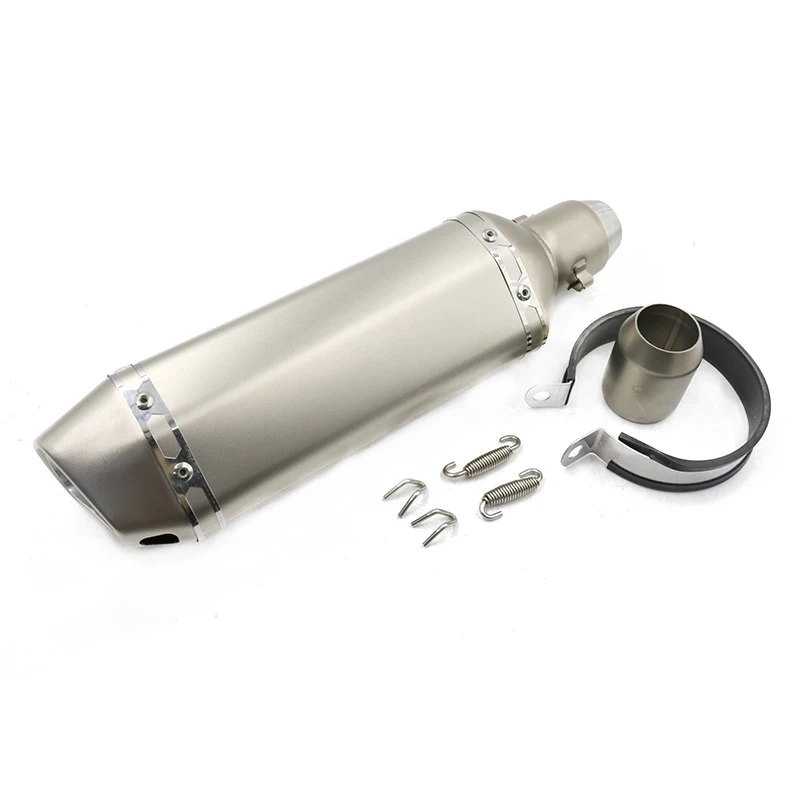 51mm Motorcycle Exhaust Racing Modify atv Exhaust Muffler For FZ6 CBR250 CB600 MT07 Dirt Bike Exhaust