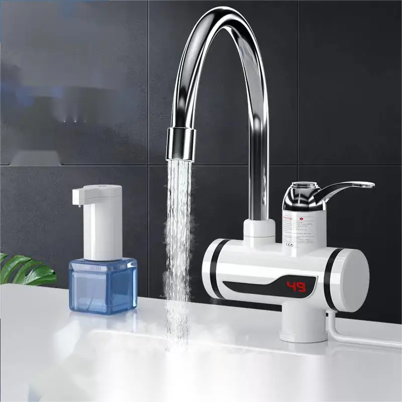 Top Selling Led Display Electric Water Faucet Temperature Protection Heater Electric Faucet