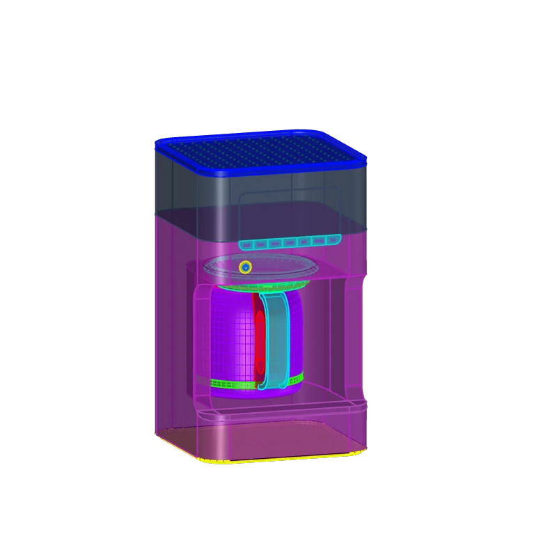 OEM/ODM интеллектуальная кофейная машина внешний вид и конструкция 3D моделирование интеллектуальный дизайн продукта