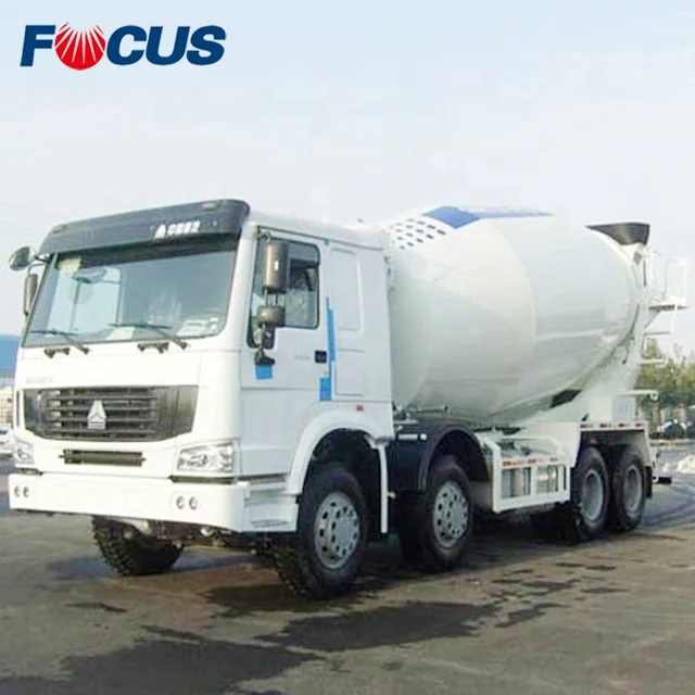Howo Sinotruk 9 Cubic 10m3 12cbm Stainless Steel Drum Cement Mixer Truck Concrete Mixer Truck Price