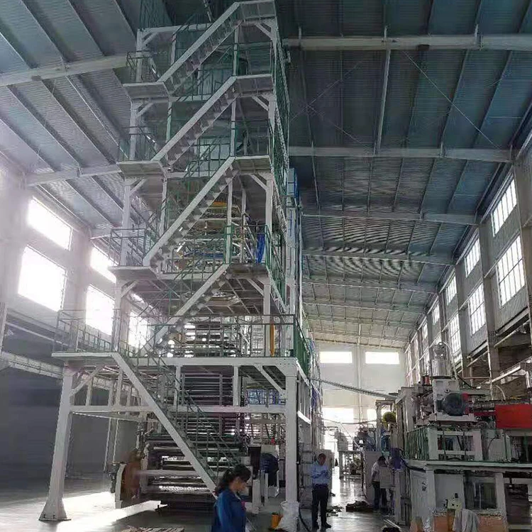 Горячая распродажа, высокоскоростной автоматический пластиковый полипропиленовый пятислойный экструзионный пф-аппарат для выдувания пленки