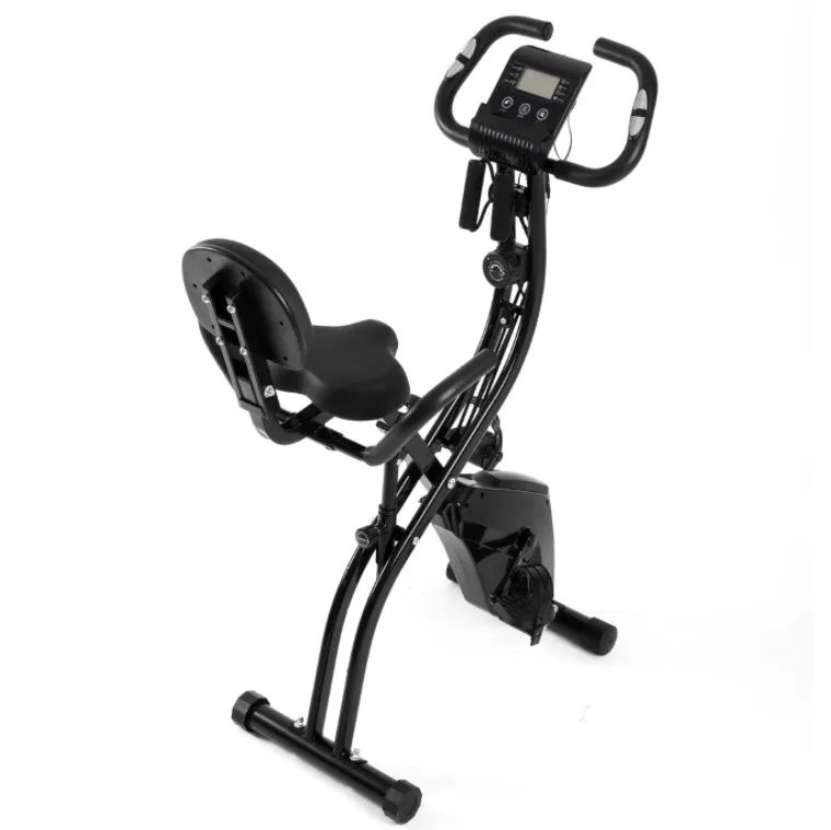Magnetic Folding Exercise Bike Home Gym Cycle For Indoor Fit Training Stationary Cardio Xbike