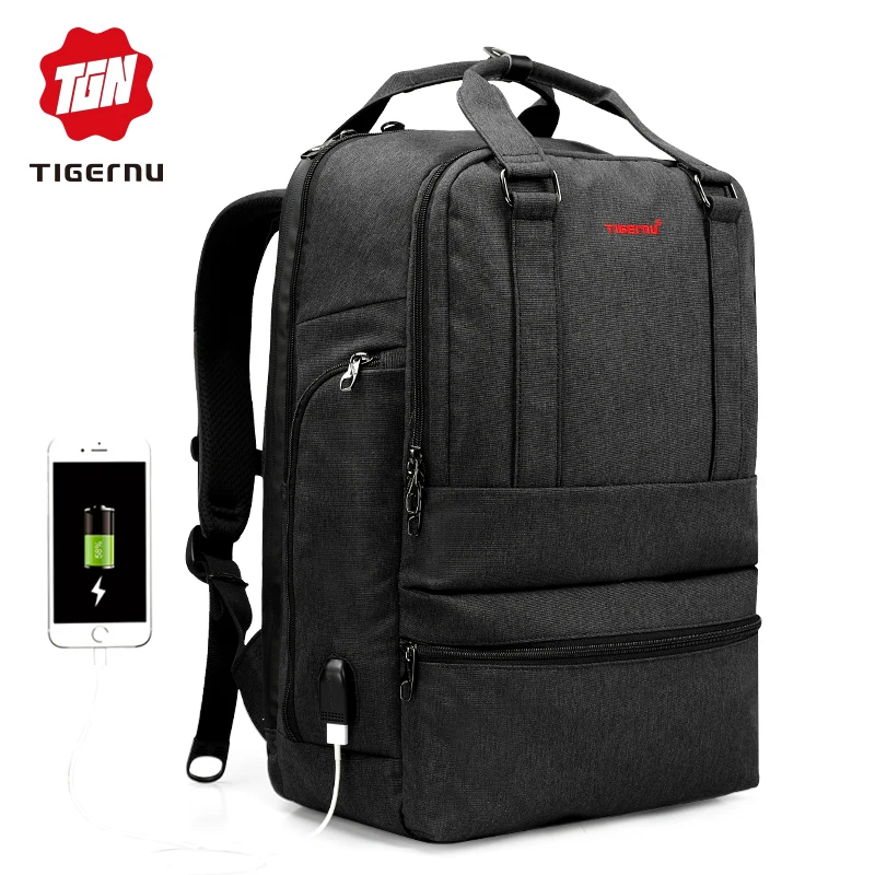 Tigernu T-B3243 manufacturer bag for men usb charging port laptop backpack with notebook interlayer backpack