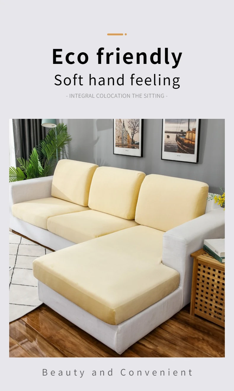  Wholesale Fashionable Printed White Elastic Sofa Cover with Spandex