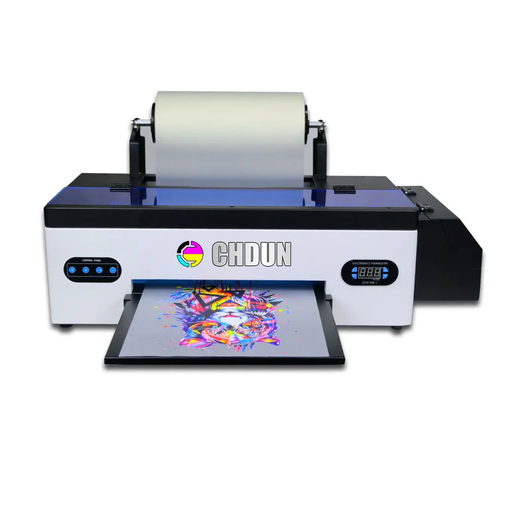 R1390 30cm automatic direct to Transfer Pet film t shirt textile impresora Inkjet printer small A3 dtf printer