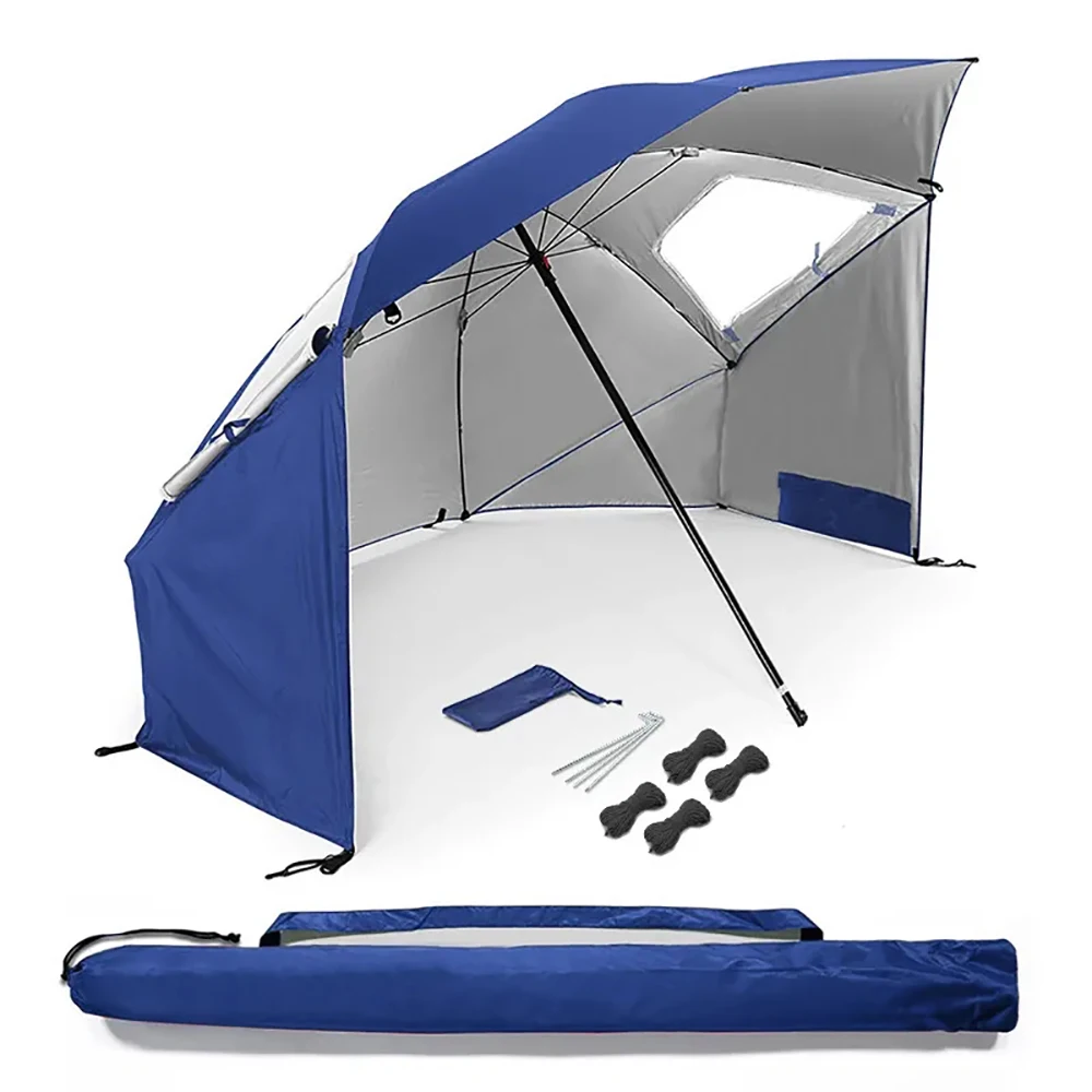 Outdoor Waterproof Camping Tent Sport-Brella Beach Umbrella Shelter for Sun Rain