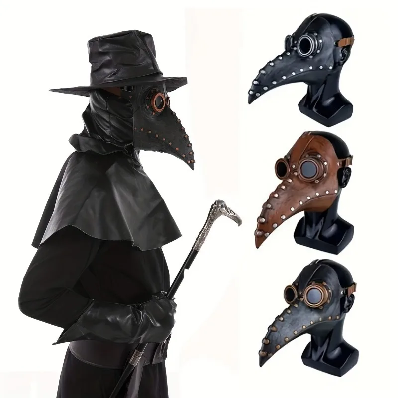Wholesale Retro Steampunk Raven Halloween Cosplay Photo Prop Funny Supply Party Funny Masks Toys