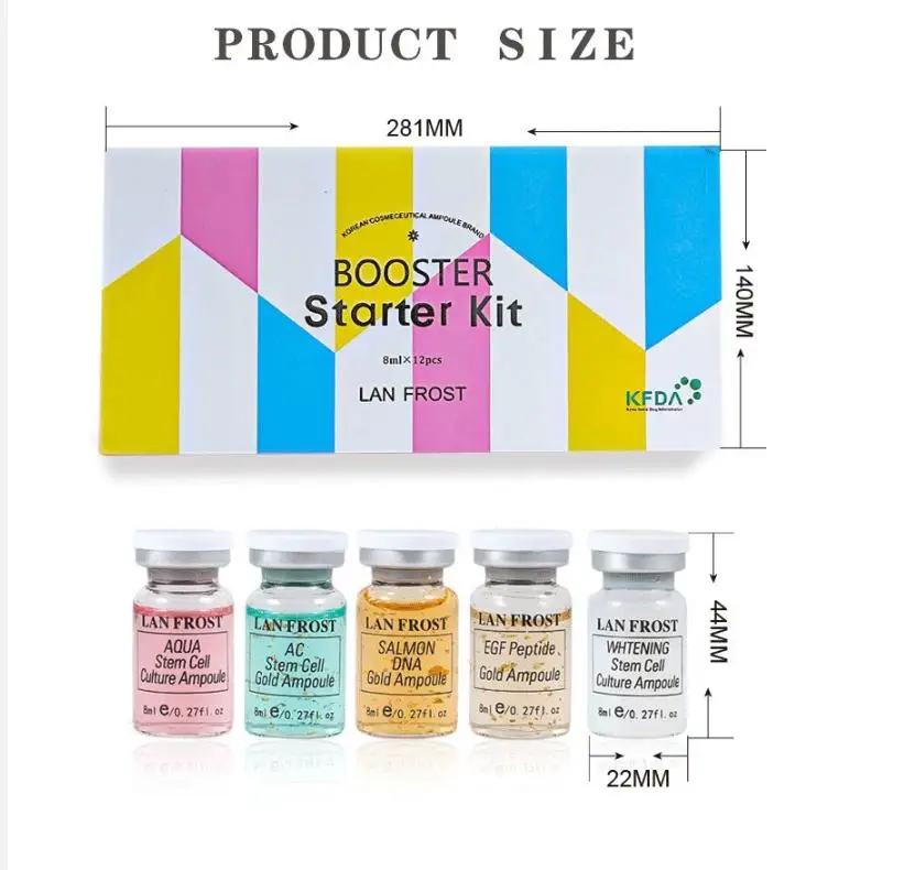 Lan Frost Stand Foundation Procell Microneedling Serum Treatment Whitening And Bright Concealer Facial Kit