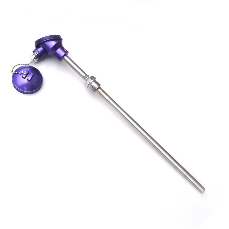 Industrial Use PT100 Thermocouple RTD Probe With Fixed Screw