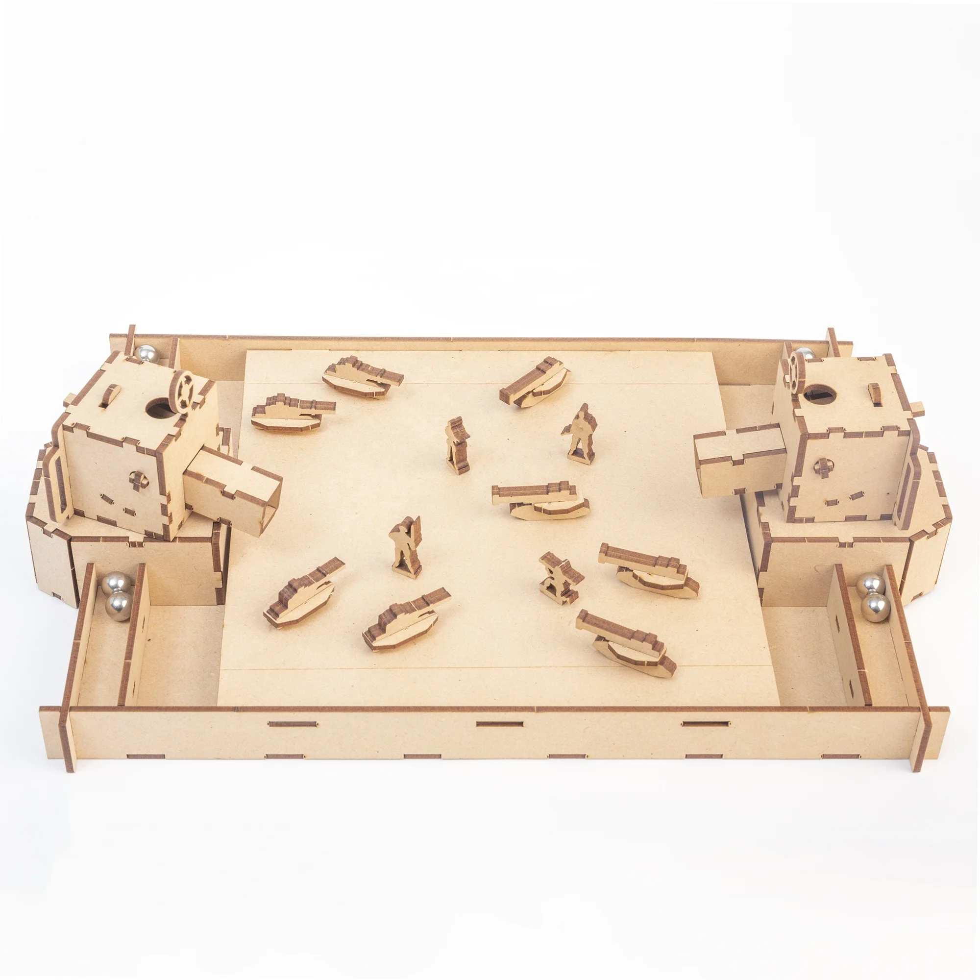 Factory Original Design Tank Battle Board Games Family Game Wooden Toy for Children