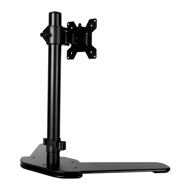 Регулируемая на 360 градусов подставка для монитора с одной длинной ручкой Настольный кронштейн Vesa для компьютера для ЖК-дисплея 14-27 дюймов