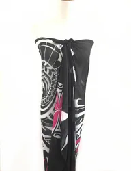 Custom design 100% Rayon Hawaii beach sarong pareo
