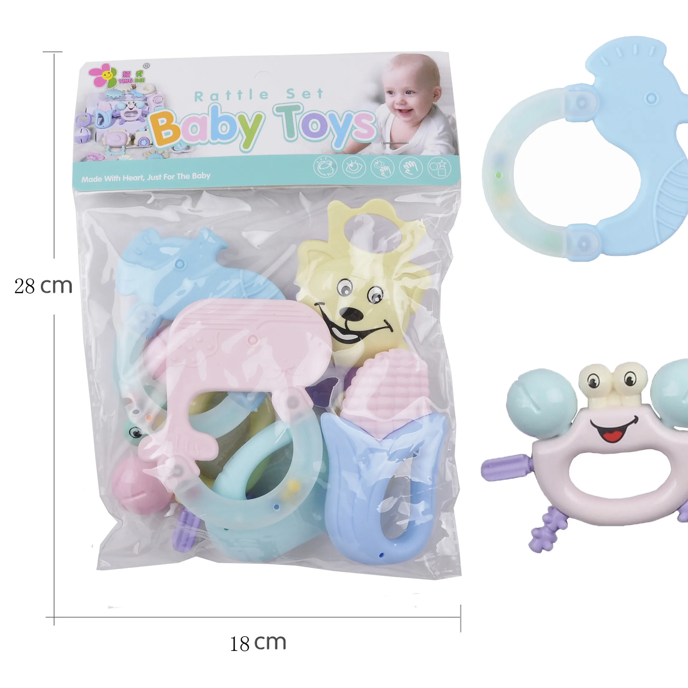 6 шт умный кролик встряхнуть и сказать музыкальная игрушка погремушка для младенцев и младенцев новорожденных забавная игра игрушка детская Ванна