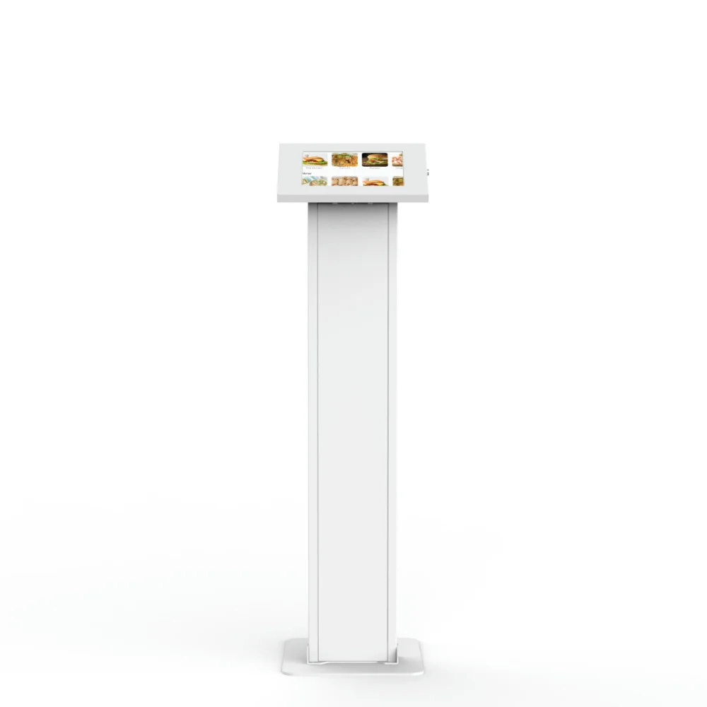 Custom Self Servicet Tablet Floor Kiosk Stand for self-service automated unmanned checkout-free cashierless store