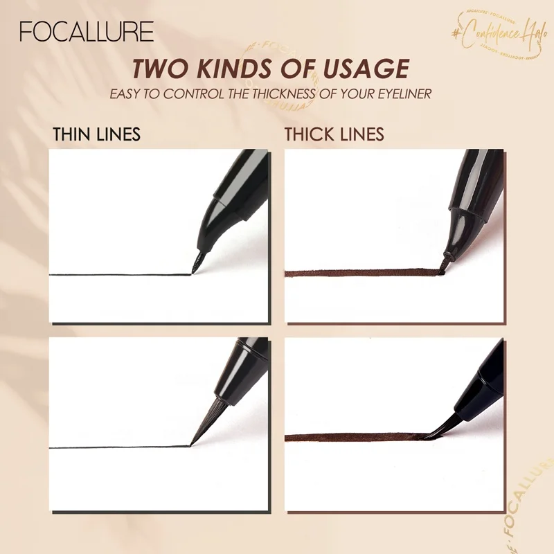 Wholesale FA200 Ultra-fine Liquid Eyeliner Easy to Draw Long-lasting Waterproof and Sweat Resistant Eyeliner