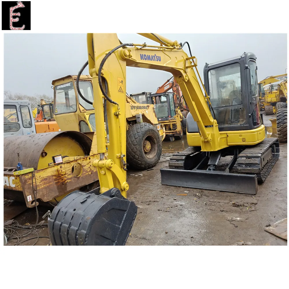 Japan made used Komatsu PC55MR-2 mini excavator used pc55/pc01/pc15 crawler excavator wholesale with spare parts