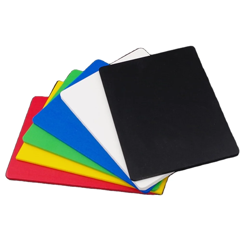 JUTU high density large colored 4x8 feet pvc foam board rigid expanded sheet for printing cabinetry