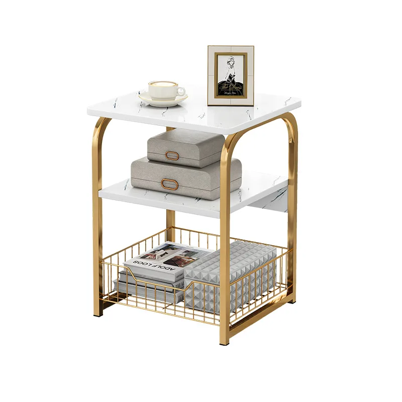 Tea table small family living room multi-functional sofa edge a few modern simple creative light luxury corner a few