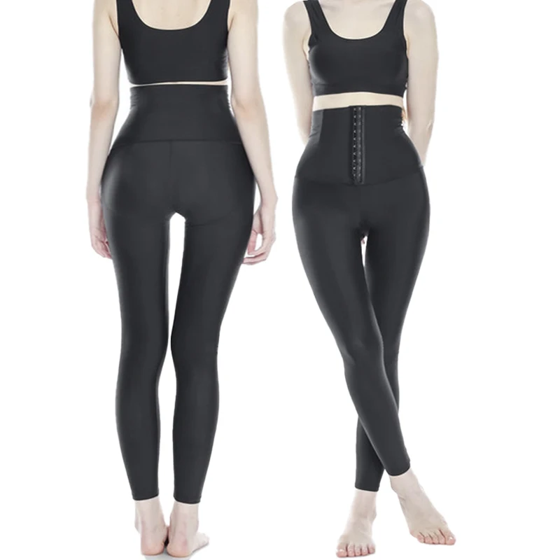 High Waist Tourmali Yoga Pants Tummy Control Women Seamless Fitness Leggings Hook And Eye Compression Yoga Pants For Women