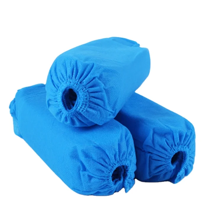 The Newest Disposable Pp Nonwoven Overshoes Cover Nonslip Premium Non woven Plastic CPE Medical Shoe Covers