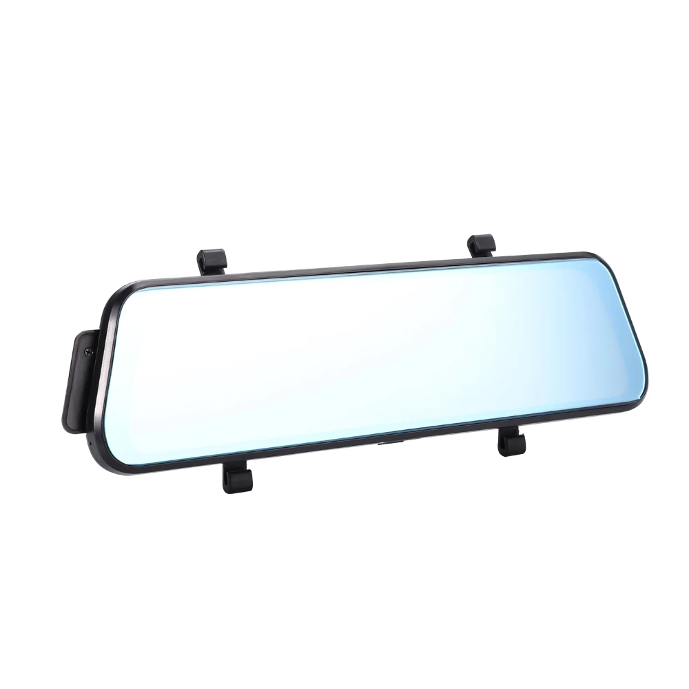 Front and Rear Dashcam  Night Vision Car Camera Recorder 10 inch Mirror Dash Cam