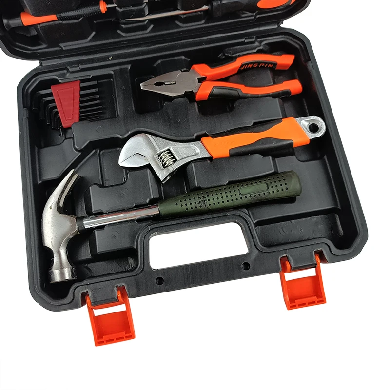 31-Piece Complete Multifunctional Household Tool Set Easy-to-Carry Combination Tool Box All Accessories Plastic Material OEM
