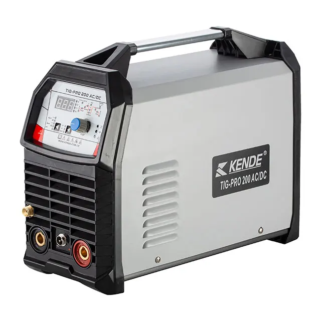  Kende 220V смарт DC TIG 200A Технология IGBT сварочный аппарат инверторного типа для сварки импульсивная Сварка вольфрамовым электродом AC