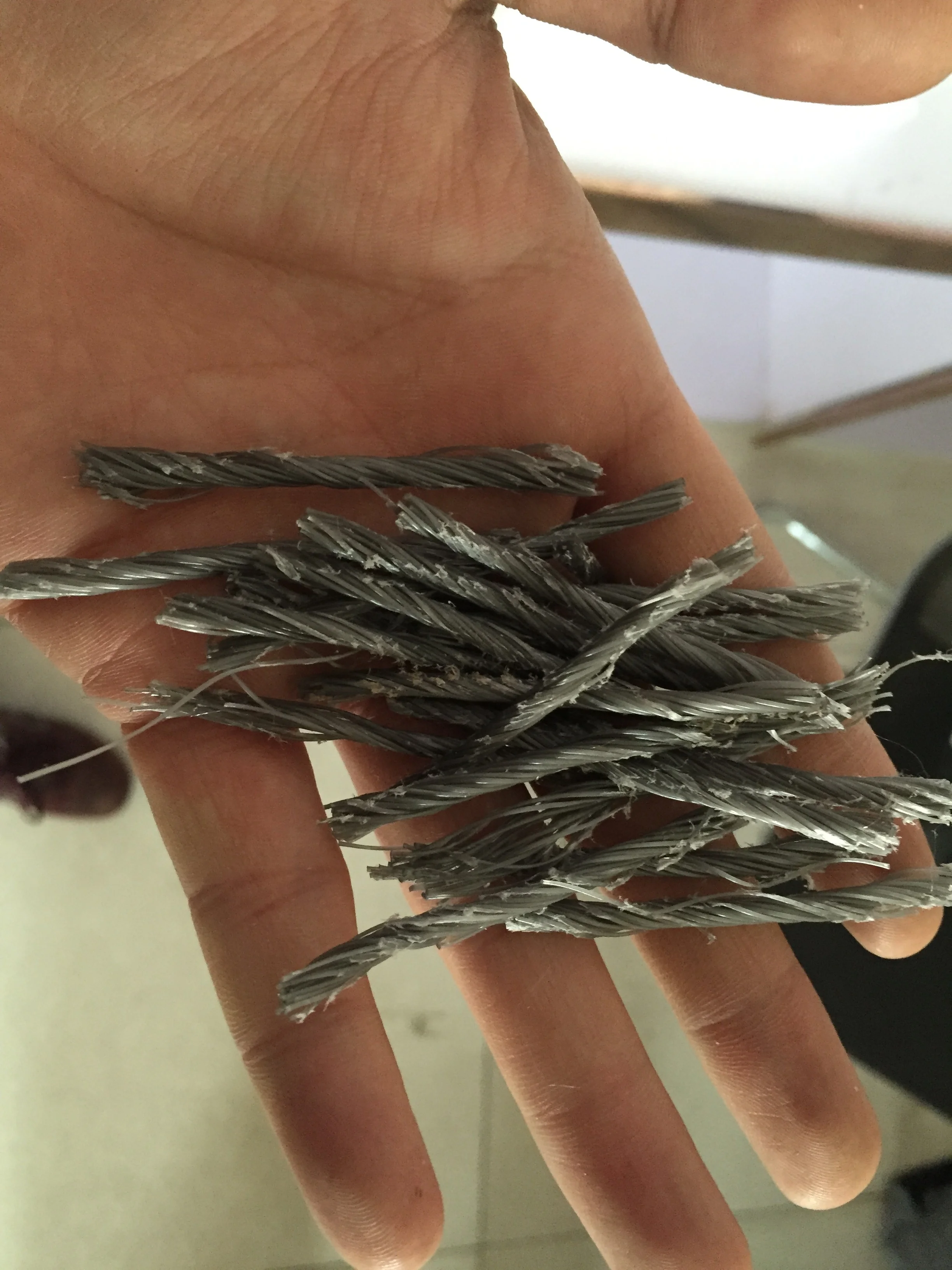 High Strength Reinforced Fiber Instead of Steel Fiber Polypropylene Stranded  PP hinge Fiber