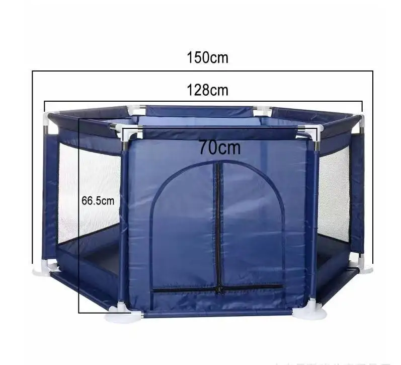 OYT six side playpen for baby hexagon playpen foldable safe for kid happy playing baby toy customizable