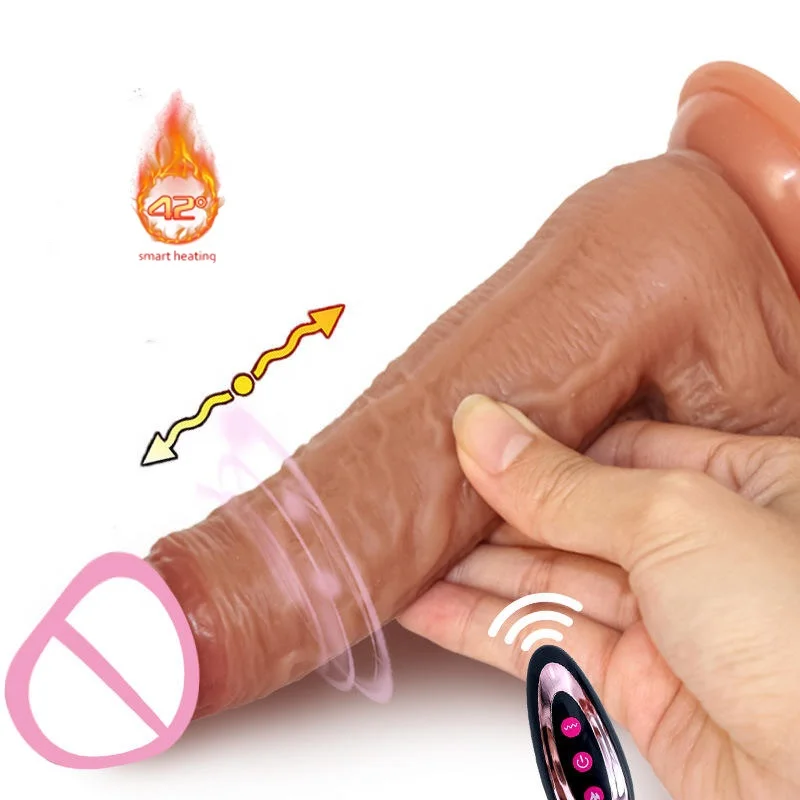 AIERSHA Thrusting Dildo Sex Toys for Women Heating Vibrating Sucker Penis G Spot Stimulation Realistic Vibrator Dildos