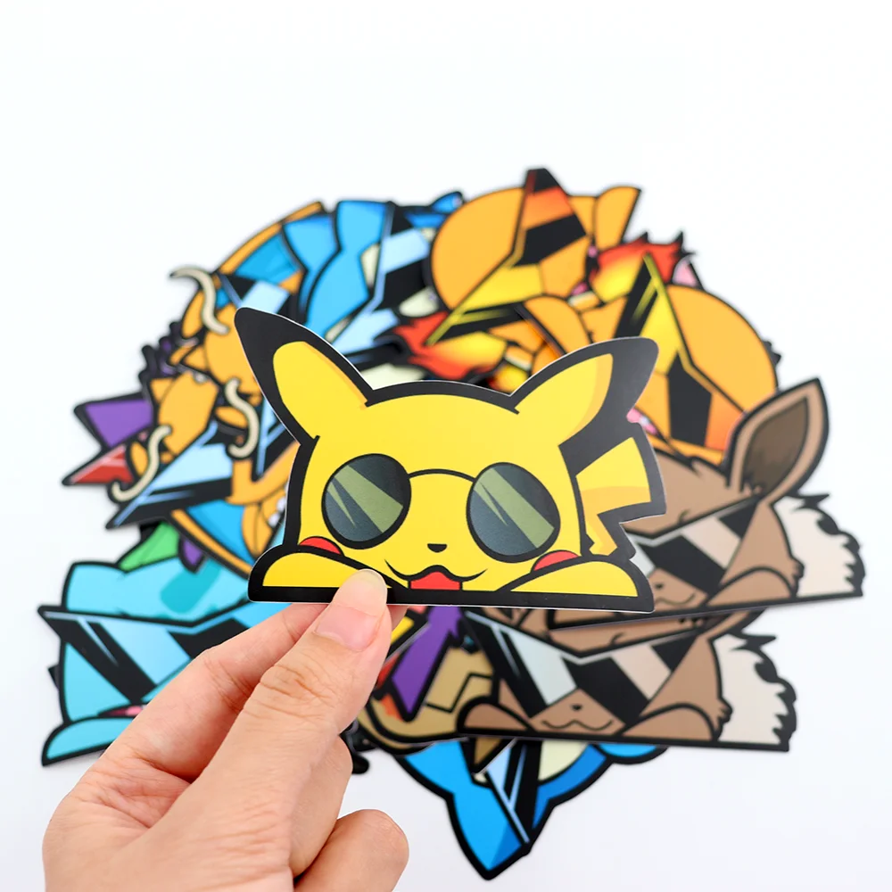 Custom Logo Laptop Sticker Personalized Waterproof Glossy Vinyl Label Sticker Cute Anime Cartoon Die Cut Stickers