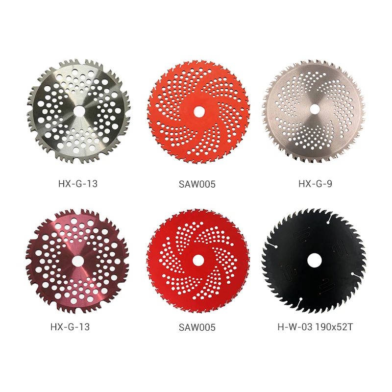 255mm 40t TCT Brush Cutter Circular Blade Grass Cutting Saw Blade For Garden Work