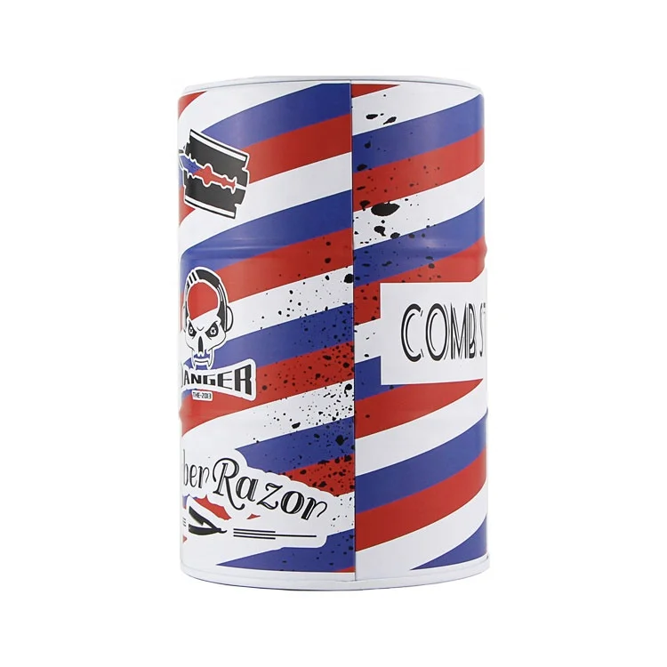 Good Quality Barber Shop Razor Blade Disposal Case Recycling Safe Storage Blades Tin Box