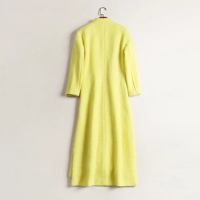 Ladies Winshirtool Cblazersgray Whites Wool Coblazerhionable and Comfortable Wool Coat Ble Wool Coat Fleece Casual Woven Long