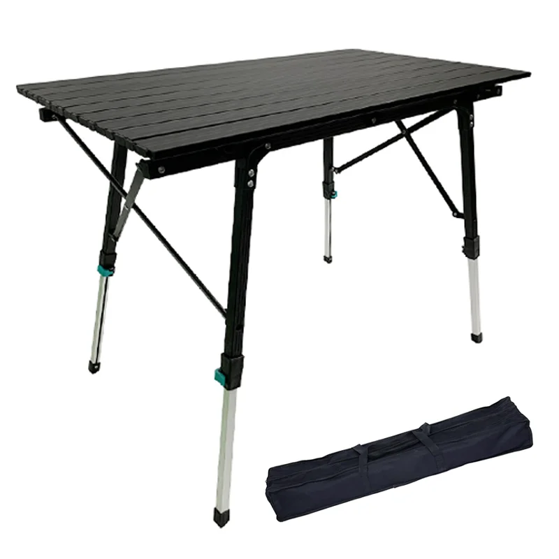 Feistel Custom Outdoor Portable Lightweight Adjustable Height Leg Foldable Aluminum Camping Table For Picnic