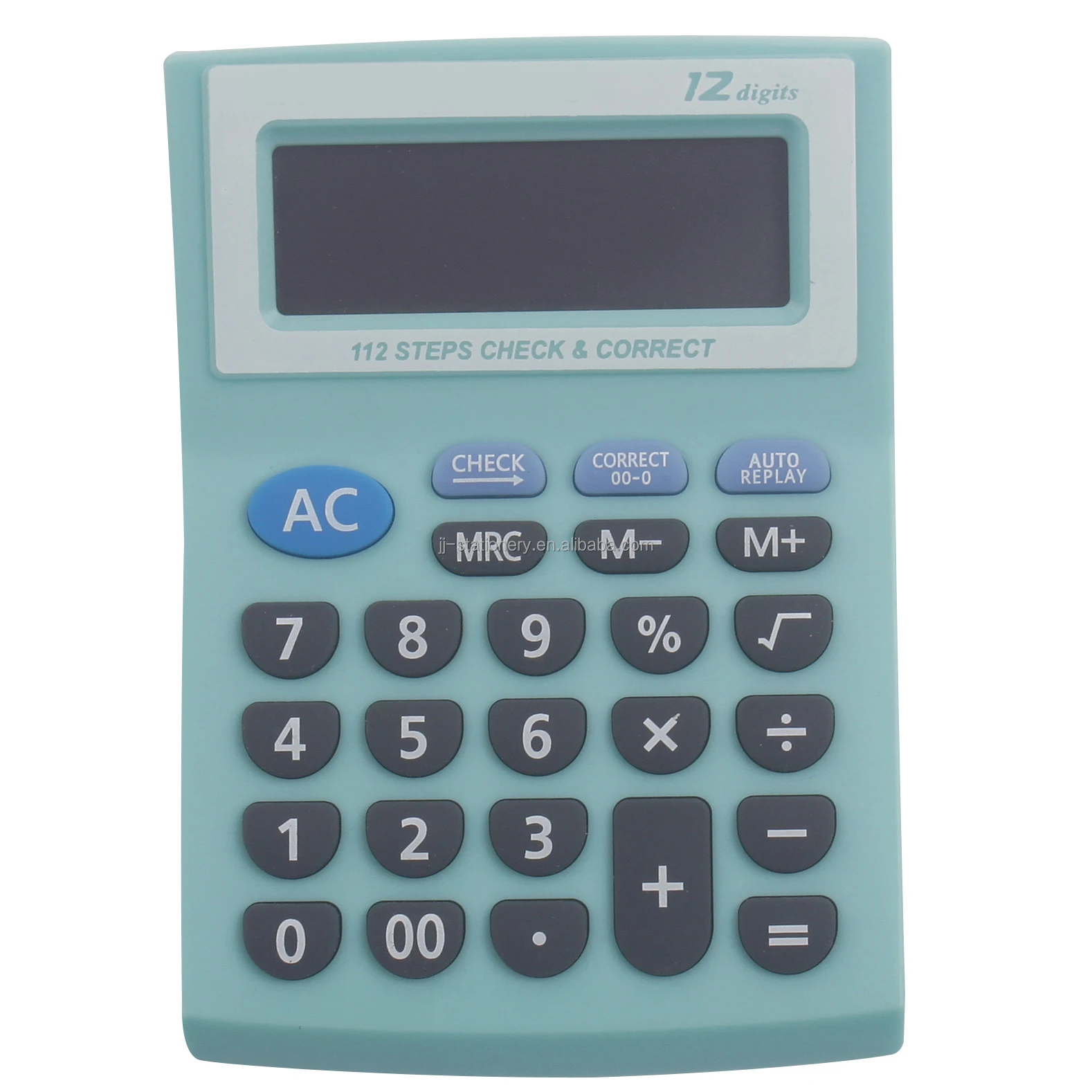 Promotion custom logo printing office financial function tables calculator mini 12 digit  pocketable cost calculator