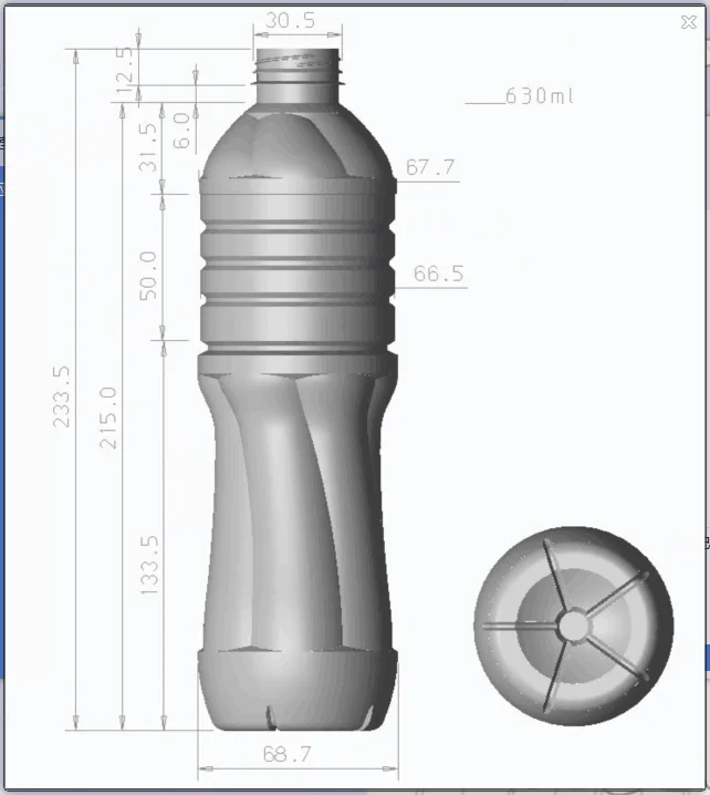 4 cavity pet blow mould