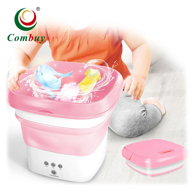 Мини электрическая портативная складная стиральная машина для детской