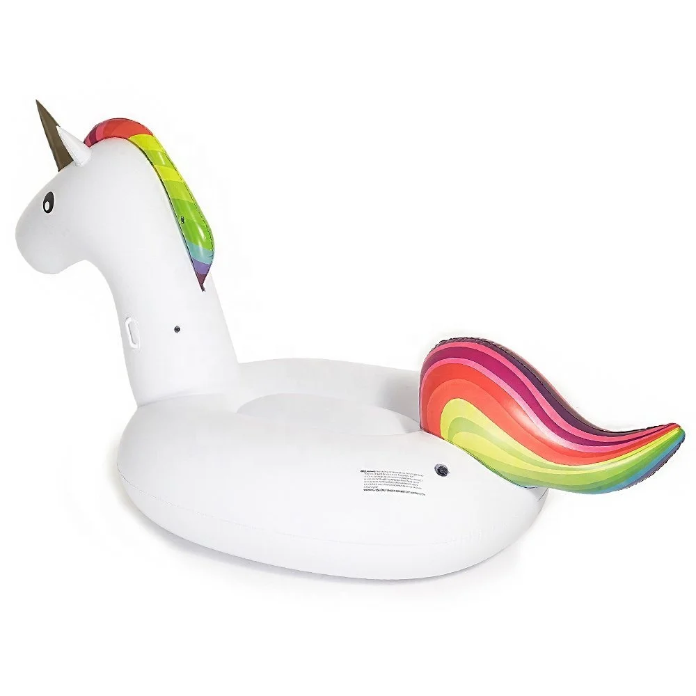 top quality water floating toys rider big unicorn pool float inflatable unicorn