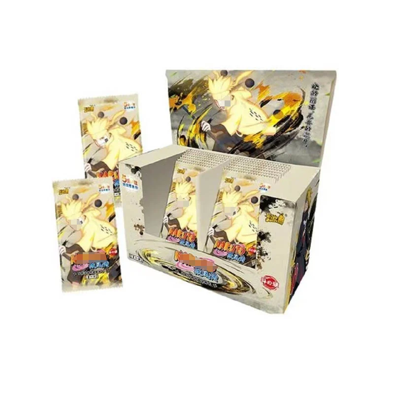 Wholesale Narutes TCG Cards Tire3 Wave1 Full Set Booster Box Kayou Genuine Anime Playing Game Collectible Cards Gift for Kids