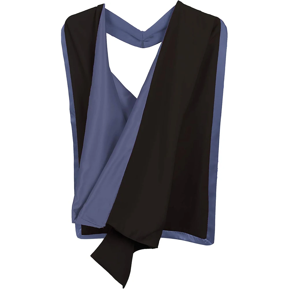 Оптовая продажа, однотонный капюшон для бюргона, мастера, сделанный из матовой ткани премиум-класса и свадебного атласа, на заказ, выпускной